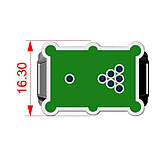 Перстень срібний чоловічий Більярд Перстень срібний чоловічий Печатка срібна Перстень срібний Перстень 925 проби, фото 3