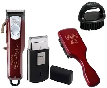 Набір Wahl Professional Magic Clip Cordless + Travel Shaver + Knuckle Brush + Fade Brush (3615-0473)