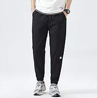 Штаны с карманами джоггеры мужские спортивный штаны изготовлены из натурального хлопка с эластаном черные 29р