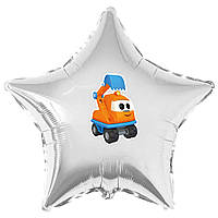 Наклейка "Вантажівочка Льова" 02 на кулю 18" (поштучно, без самої кулі)