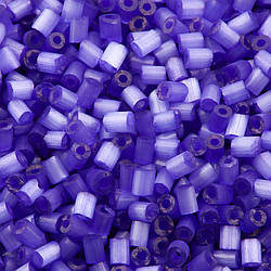 Бісер рубка сатин 2 мм 25 г Фіолетовий темний