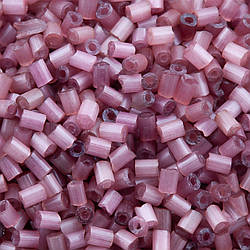 Бісер рубка сатин 2 мм 25 г Слива темна