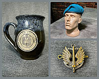 Набор Морская пехота: берет с кокардой и чашка