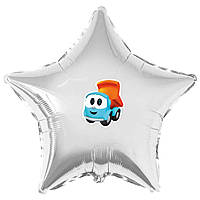 Наклейка "Вантажівочка Льова" 05 на кулю 18" (поштучно, без самої кулі)