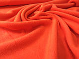 Фліс помаранчевий,ширина 150 см, фото 2