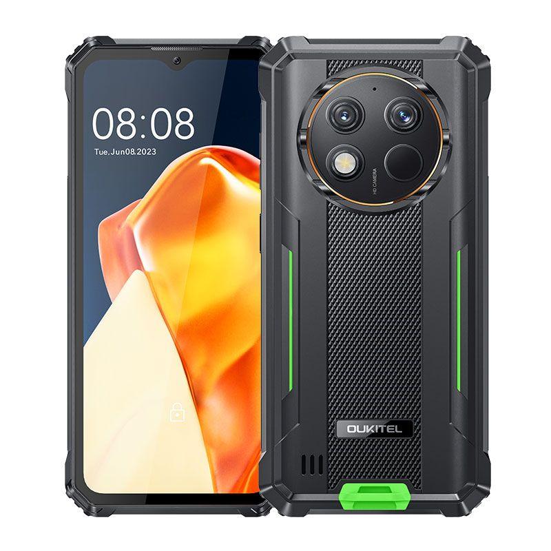Смартфон Oukitel WP28 8/256GB Green 4G, NFC, 48+2/5Мп, LCD IPS 6.58", IP68 / IP69K, Tiger T606, 10600мА
