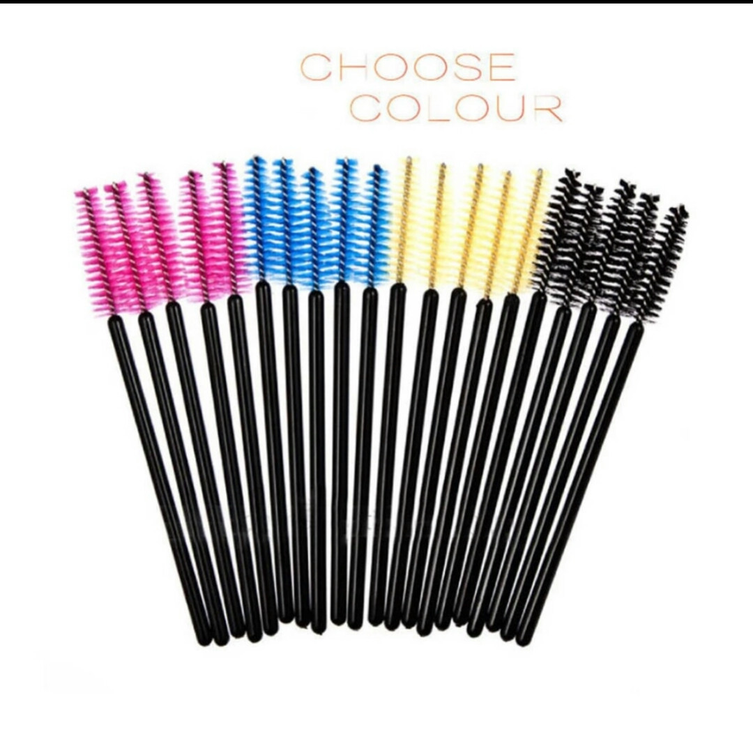 Щіточки для брів і вій, 50 шт