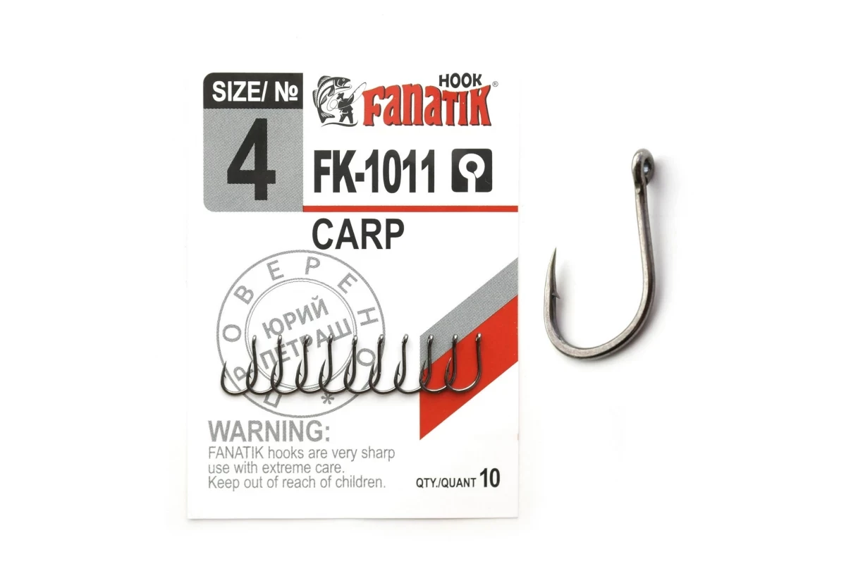 Гачок Fanatik Одинарний Carp FK-1011 No4
