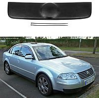 Зимняя заглушка на решетку радиатора Volkswagen Passat B5 2000-2005 (Верх) матова