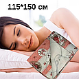 Тепле простирадло електричне 115х150 з підігрівом полуторне, турецьке електропростирадло якісна бязь, фото 5