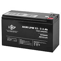 Акумулятор AGM LPM 12V - 7.5 Ah Код: 3864