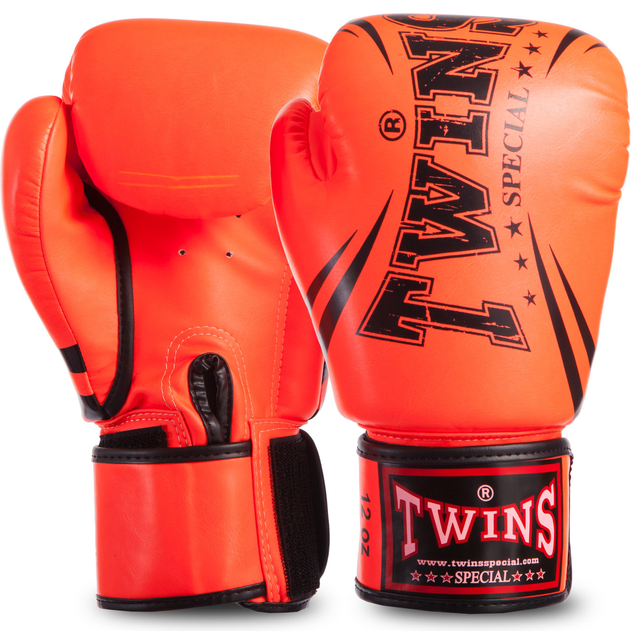 Перчатки боксерские TWINS FBGVSD3-TW6 12 Темно-Оранжевый - фото 1 - id-p2001964955