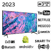 Телевізор 43 дюйми Smart TV 4K Android 11 Wi-Fi