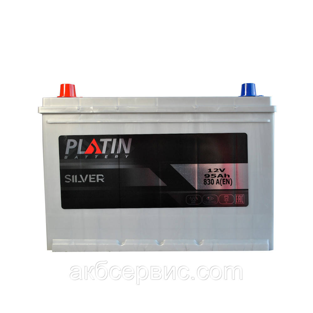 Акумулятор автомобільний PLATIN Silver Asia 6СТ-95 Аз