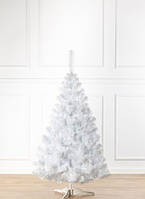 Новогодняя искусственная елка 1.5 метра, классическая елка искусственная натуральная белая 150 см