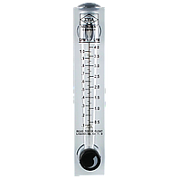 Ротаметр панельный Zyia LZM-15ZT-0,1-1 GPM с регулированием (0,5 - 4 л/мин)