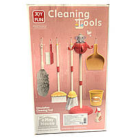 Дитячий набір для прибирання, стійка, набір для прибирання, уп 24,2*14,2*40см (WY505-2), фото 3