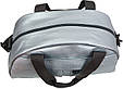 Спортивна сумка зі шкірозамінника 16 л Wallaby сріблястий, фото 6