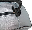 Спортивна сумка зі шкірозамінника 16 л Wallaby сріблястий, фото 7
