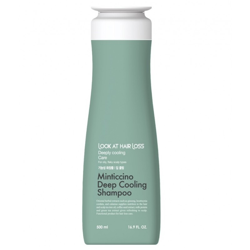 Шампунь освіжаючий для жирного волосся Daeng Gi Meo Ri Look At Hair Loss Minticcino Deep Cooling 500 мл