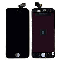 Дисплей iPhone 5 в зборі з сенсором та рамкою black (On-cell)