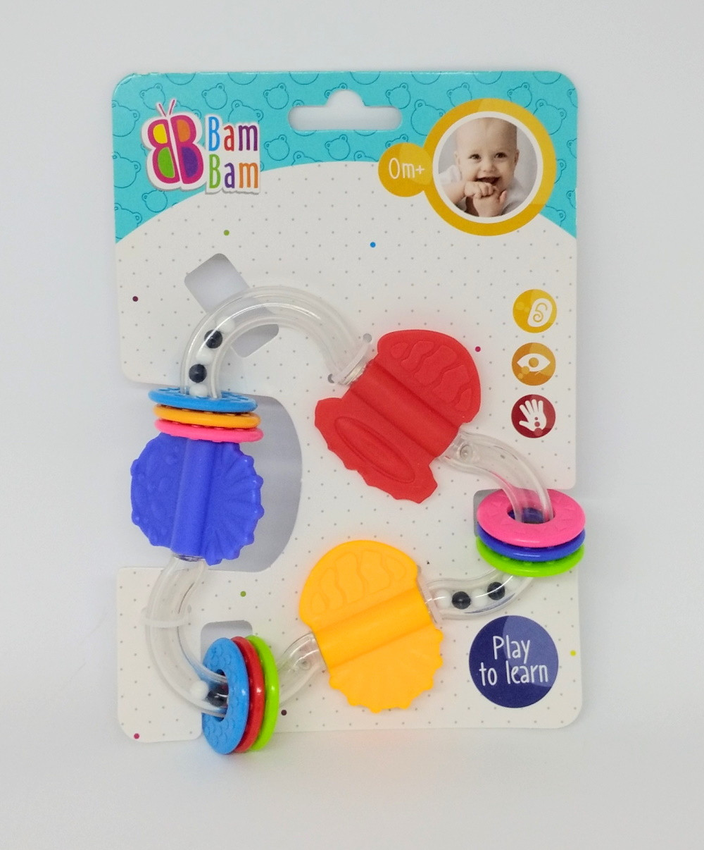 Брязкальце Трикутник, планш. 20*15см, ТМ Bam Bam, Польща, фото 1