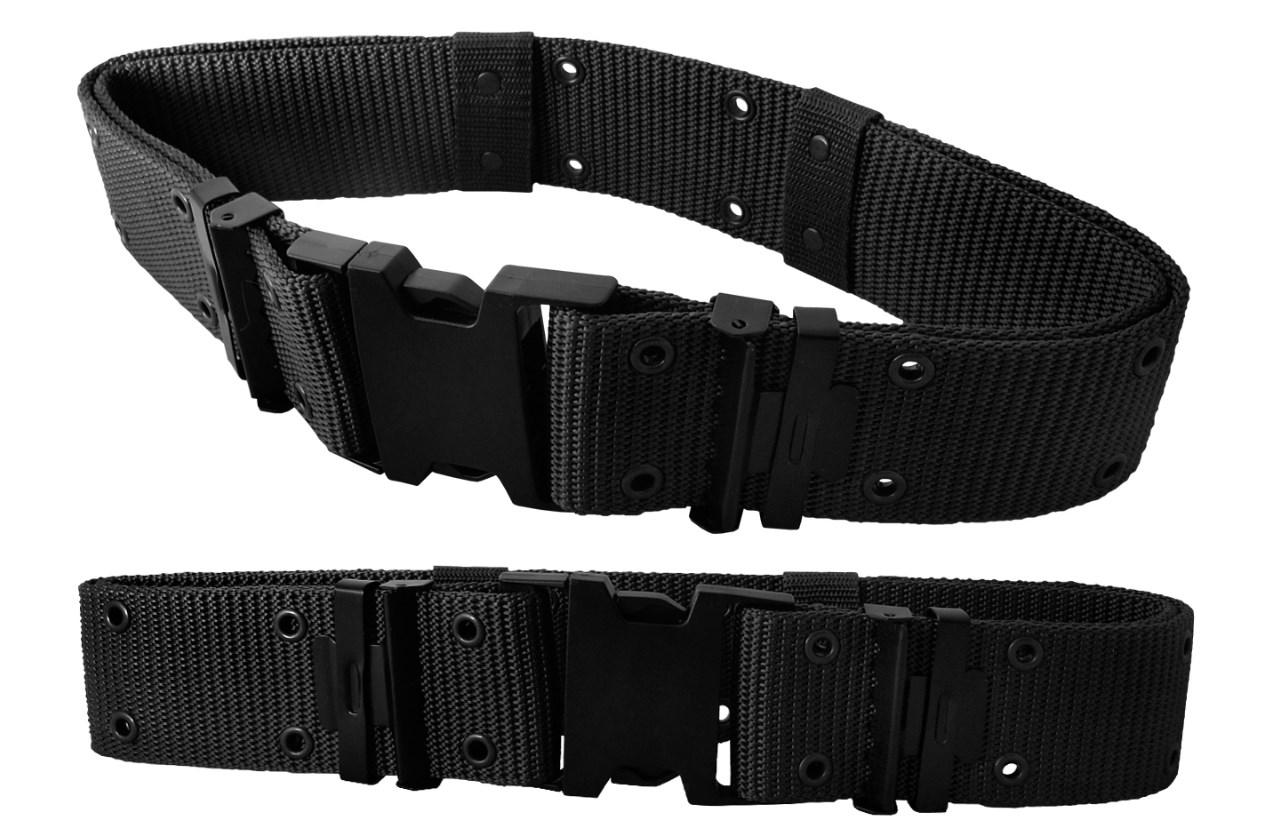 Ремінь MIL-TEC LC2 US PISTOL Black, 55 мм., фото 1