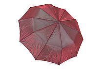Стильна складана жіноча парасолька напівавтомат бордовий Арт.SL1094-11 Bellissimo (54)