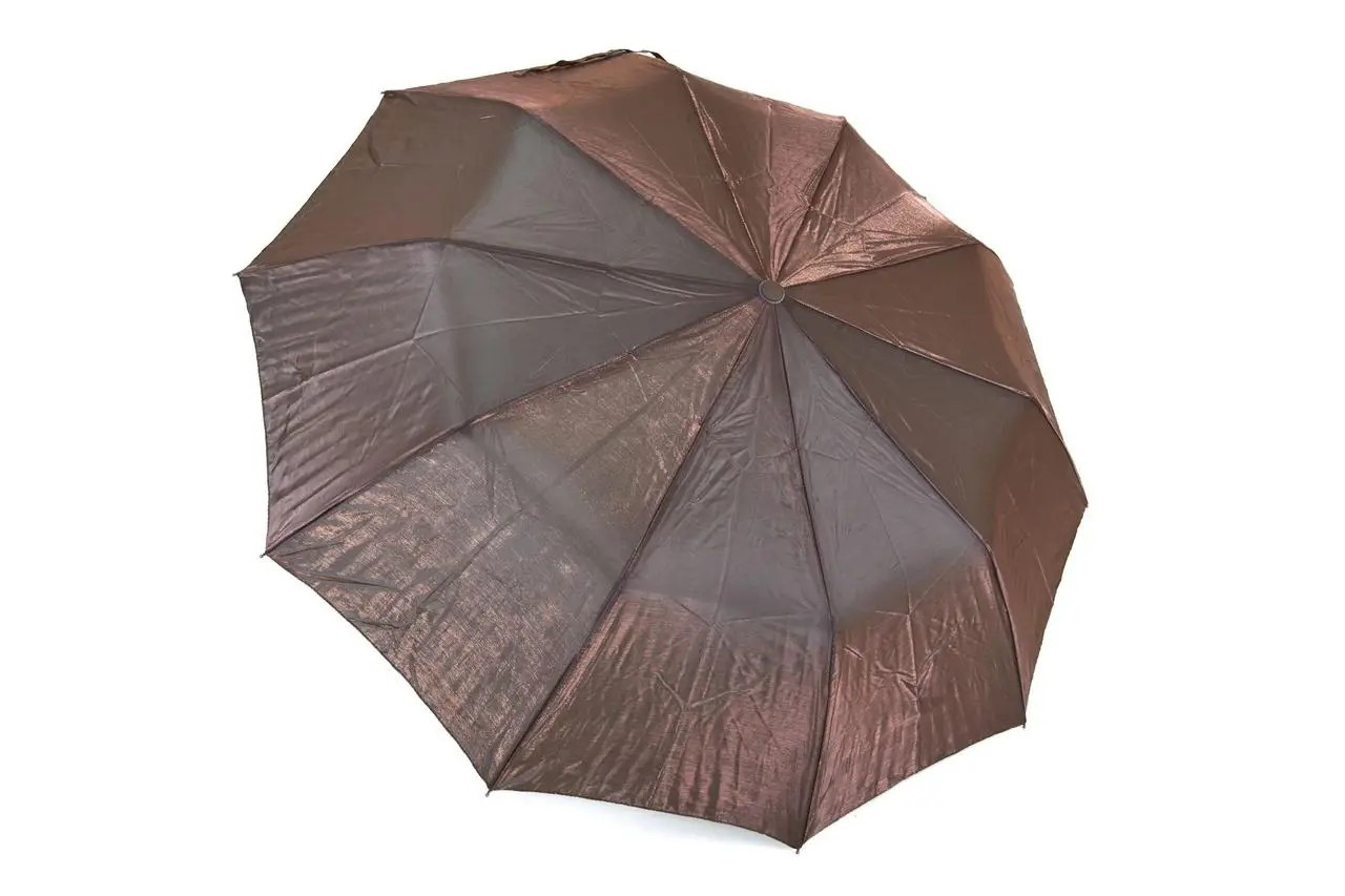 Надійна парасолька поліестер коричневий Арт.SL1094-9 Bellissimo (54)