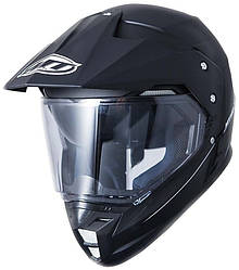 МОТОШОЛОМ ДУАЛСПОРТ MT SYNCHRONY DS SOLID КОЛІР ЧОРНИЙ МАТОВИЙ