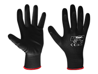 Рабочие перчатки из нейлона и полиуретана NTools RRN 12B - XL-Black