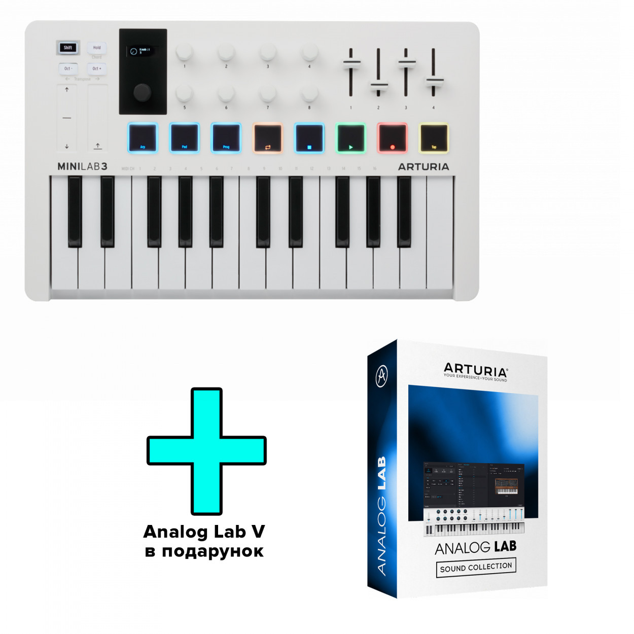 MIDI-клавіатура Arturia MiniLab 3 (25 клавіш)