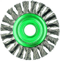 Щітка дискова Lessmann 125х22,2 мм неіржавкий дріт