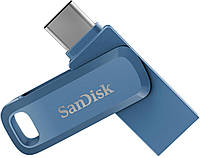 Флэш-накопитель SanDisk Ultra Dual Drive Go 64 ГБ USB Type-C синий