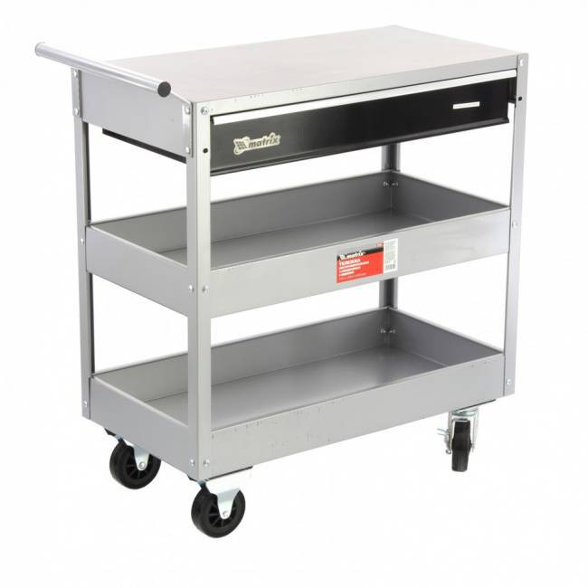 Візок інструментальний MTX 5673459 (737 х 383 х 668 мм, 3-секційна, з шухлядою)