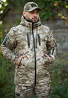 Тактична форма на флісі піксель демісезонна Військова форма піксель осінній-зимовий армійський комплект