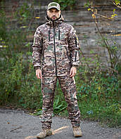 Тактическая осення форма мультикам Осенний военный костюм армейский комплект куртка и штаны