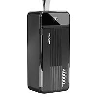 MOXOM MX-PB61 Повербанк 40000mAh: 5A, 22.5W, PD, QC3.0, 2xUSB, Type-C, Черный