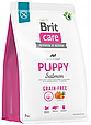 Сухий корм Brit Care Dog Grain-free Puppy для цуценят, беззерновий з лососем, 3 кг, фото 2