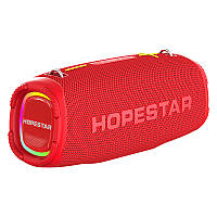 Bluetooth Колонка Hopestar A6 Max Басс: BT5.1, 80W, AUX/TF/USB, IPX6 - Красный