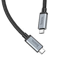 Кабель USB Hoco US06 C 3.2 20Gbps 100W 4K 60Hz | 1м | Чорний, фото 2