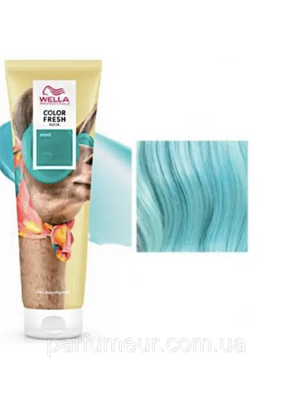 Wella Color Fresh Mask Mint Відтінкова маска для волосся 150 мл, фото 1