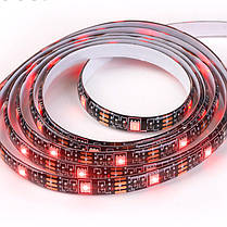 LED-стрічка HOCO USB RGB у силіконі DL30 | IP21, 4M, 20RGB, Пульт | Чорна, фото 3