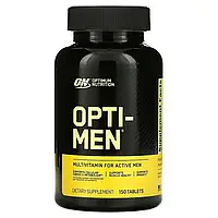 Витаминно-минеральний комплекс Optimum Nutrition Opti-Men 150 tabs США з наклейкою!