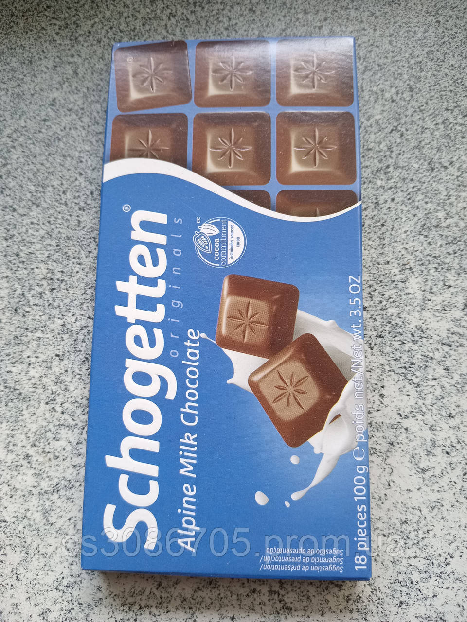 Шоколад молочний шогеттен,100 грамм,Німеччина - фото 1 - id-p2002259127