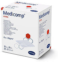 Салфетки стерильные из нетканого материала Medicomp extra 10х10 см (2х25 шт)