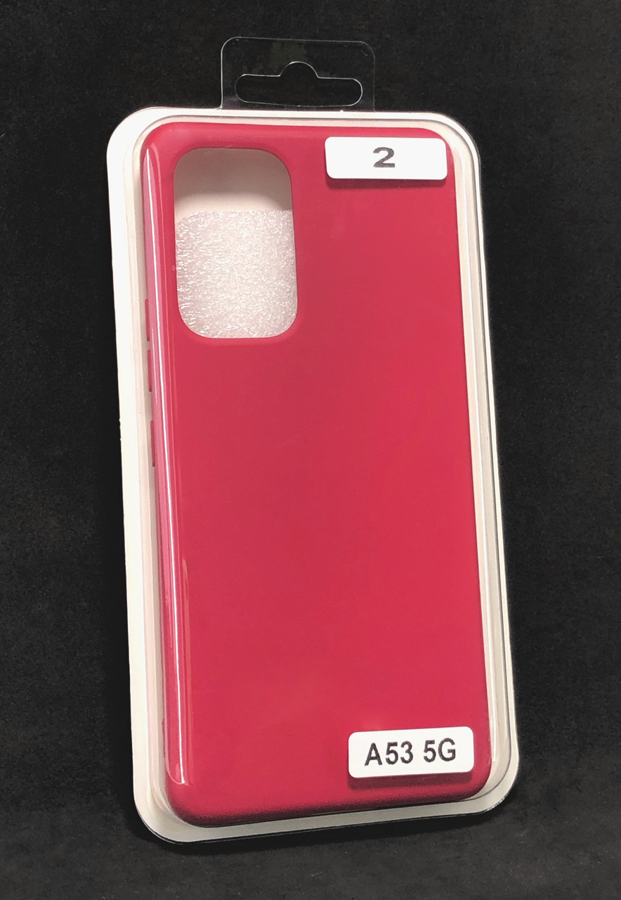 Чохол для телефону Samsung A53 (5G) Silicone Original FULL №2 Rose Red (4you)