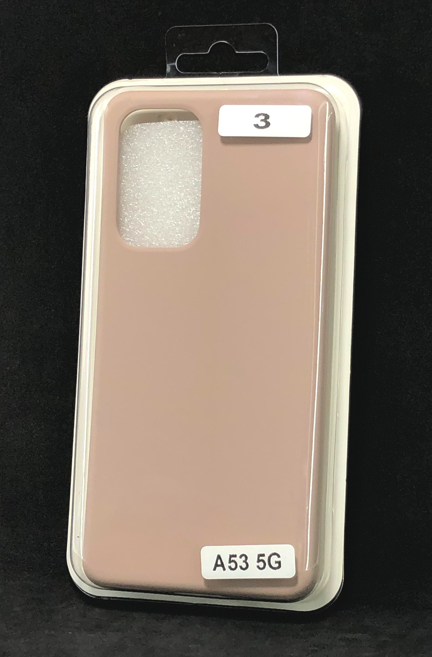 Чохол силіконовий для телефону Samsung A53 (5G) Silicone Orig FULL №3 Pink sand 4you