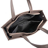ДИМЧАТА — сумка великого розміру та стриманого дизайну з одним відділенням на блискавці (Луцьк, 775), фото 3