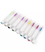 Щіточки для вій і брів нейлонові, в індивідуальній упаковці, 1 шт